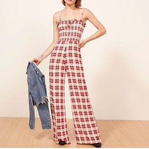 Plaid Jumpsuit